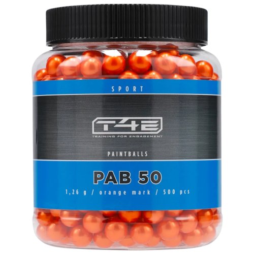 Kuličky T4E 50 Sport PAB orange 500ks