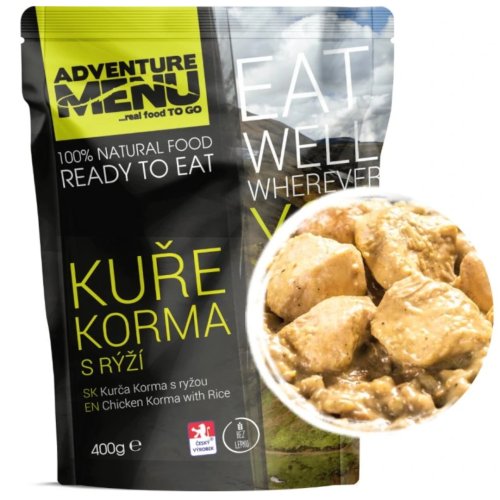 Kuře Korma s rýží 400g ADVENTURE MENU