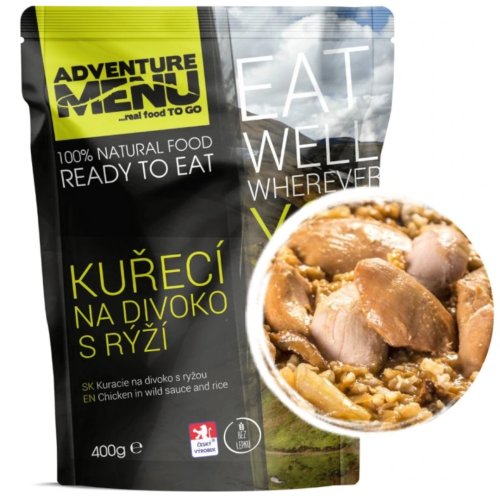 Kuře na divoko s rýží 400g ADVENTURE MENU