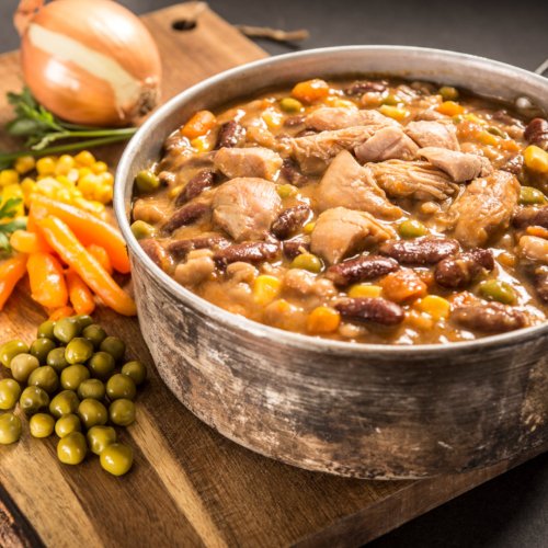 Kuřecí po zahradnicku s fazolemi 400g ADVENTURE MENU