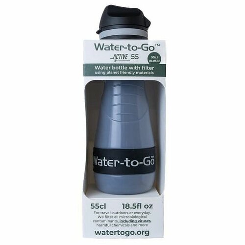 Láhev na filtraci pitné vody Water-To-Go ACTIVE55 černá