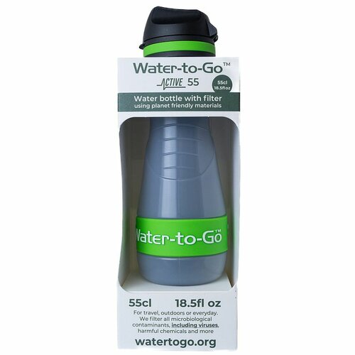 Láhev na filtraci pitné vody Water-To-Go ACTIVE55 zelená