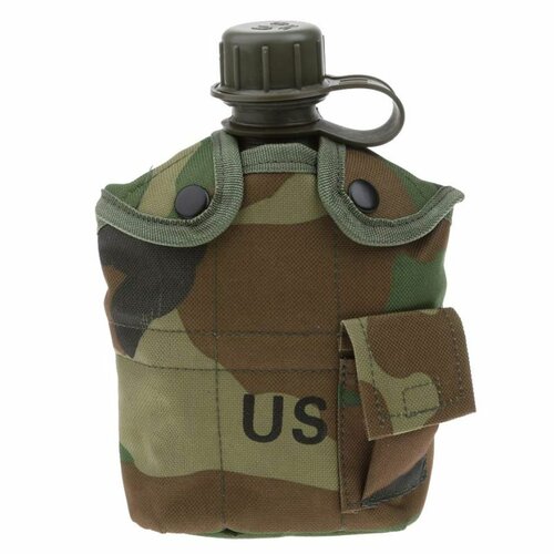 Polní láhev orig. U.S. + maskáčový obal