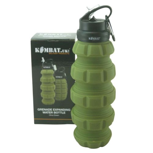 Láhev tvar GRANÁT skládací 580ml zelený