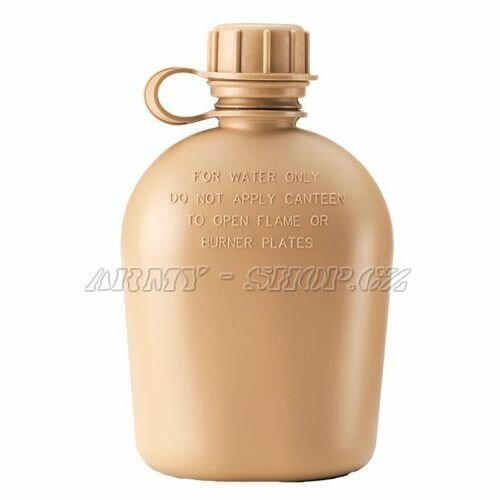 Polní láhev Bez obalu - plastová - BÉŽOVÁ