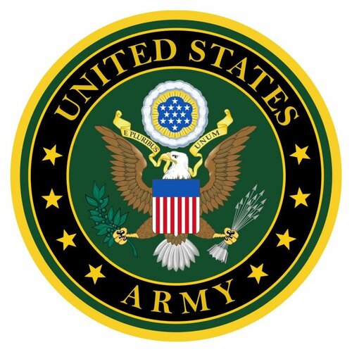 Odznak US kulatý stříbrný 2ks SET