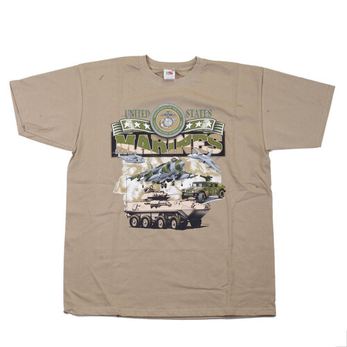 Triko béžové DESIGN MARINES 4