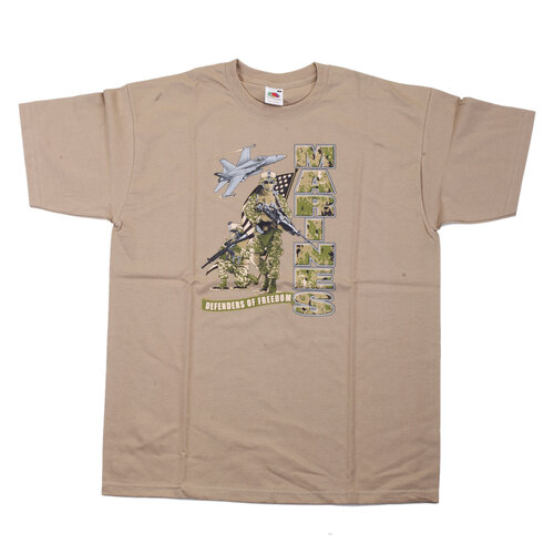 Triko béžové DESIGN MARINES 5