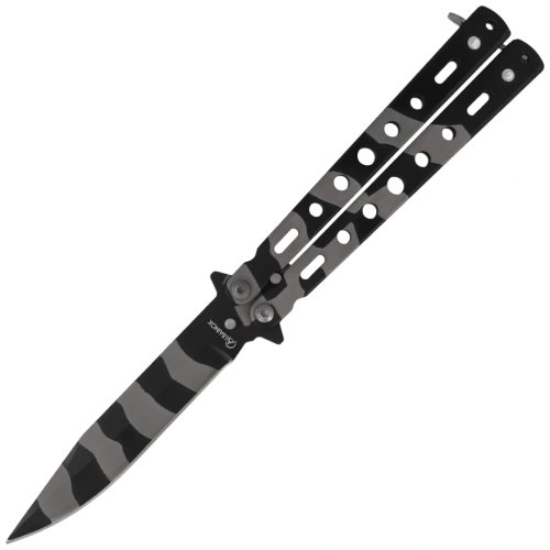 Motýlkový nůž Albainox Balisong – Military Camo