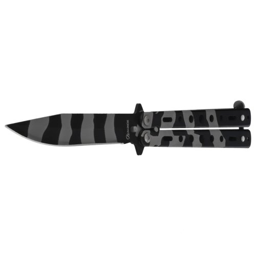 Motýlkový nůž Albainox Balisong – Military Camo