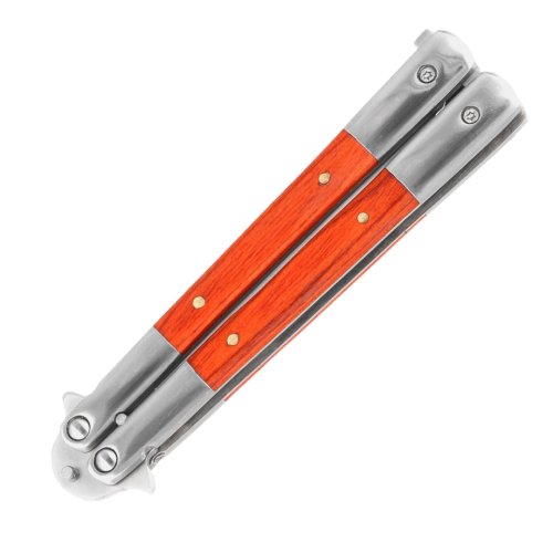 Motýlkový nůž Third Balisong – palisandr