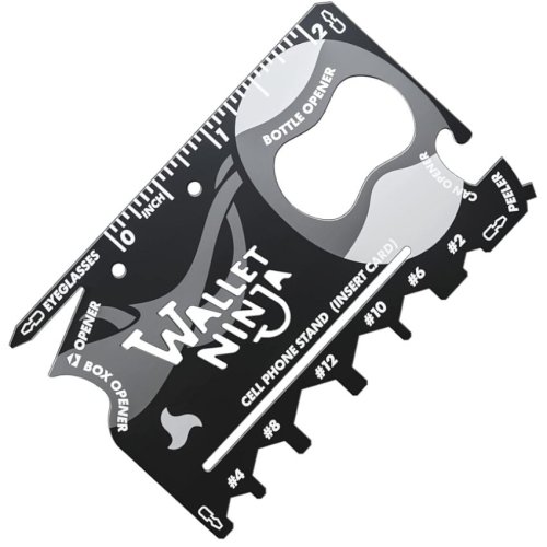 Multifunkční kovová karta NINJA 18v1