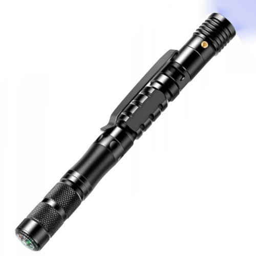 Multifunkční taktické pero 6v1 s LED svítilnou a rozbíječem skla