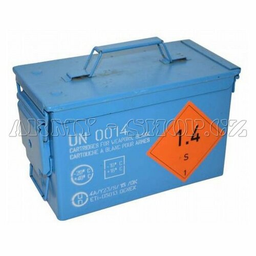 Muniční bedna UN modrá cal.50 nová