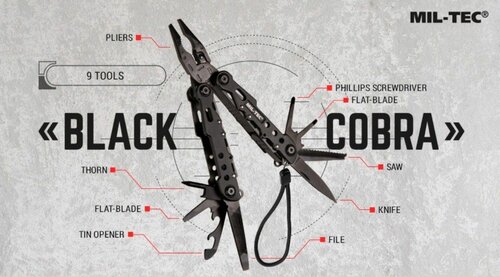 Multifunkční kleště COBRA Mil-Tec