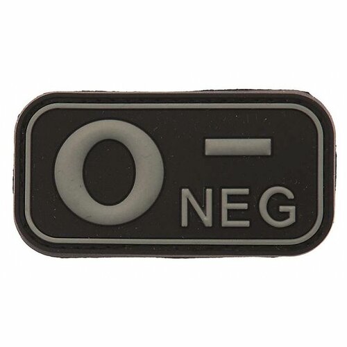 Nášivka 3D PVC 0- negative