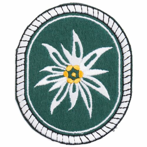 Nášivka Gebirgsjäger Edelweiss VELCRO