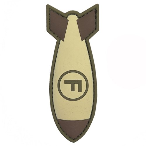 Nášivka BOMB COYOTE velcro 3D PVC
