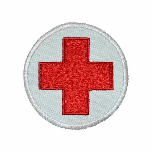 Nášivka zdravotník červený kříž VELCRO