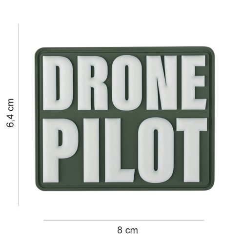 Nášivka DRONE PILOT velcro 3D PVC