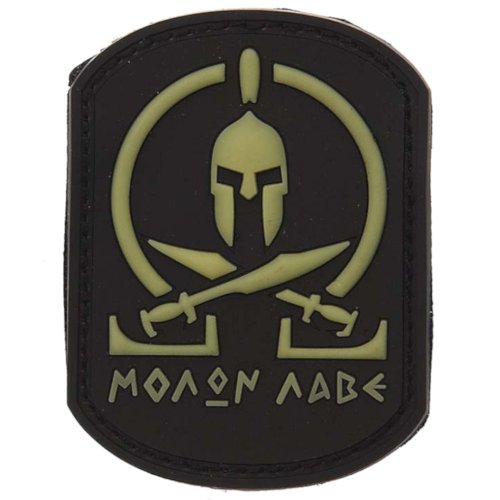 Nášivka Molon Labe Spartan SWAT velcro 3D PVC