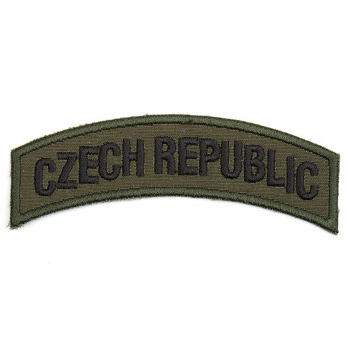 Nášivka Czech Republic oblouk  bojová VELCRO