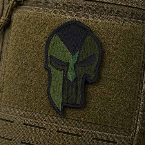 Nášivka SPARTAN PUNISHER vlajka ČR velcro BOJOVÁ