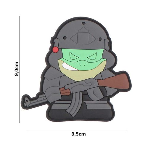 Nášivka TACTICAL FROG velcro 3D PVC