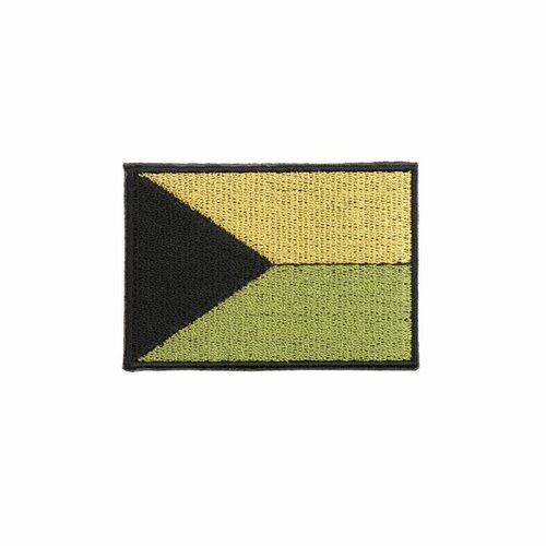 Nášivka  vlajka ČR  bojová  malá VELCRO