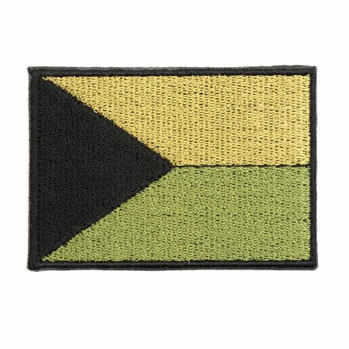 Nášivka  vlajka ČR bojová  velká VELCRO