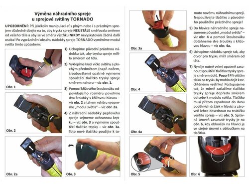 Náhradní sprej pro TORNADO Police