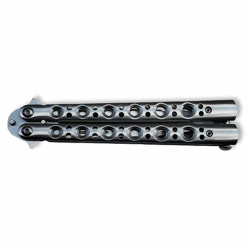 Nůž motýlek stříbrný K163