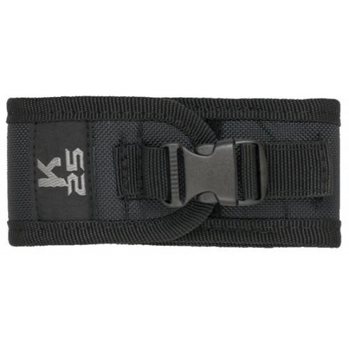 Nůž motýlek K25 hladké ostří ČERNÝ