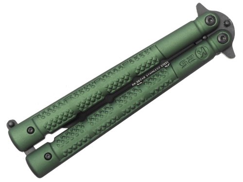 Nůž motýlek K25 TANTO s pouzdrem ZELENÝ