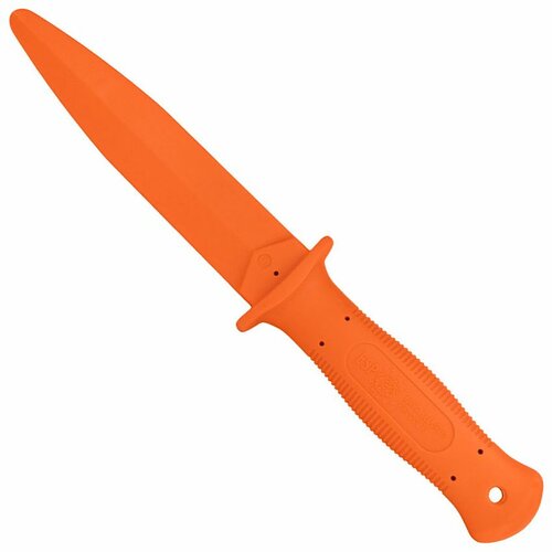 Tréninkový nůž 29cm špičatý HARD ( tvrdší ) oranžový