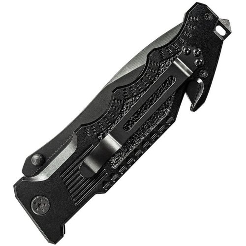 Nůž S&W BORDER GUARD 2 hladké ostří ČERNÝ 