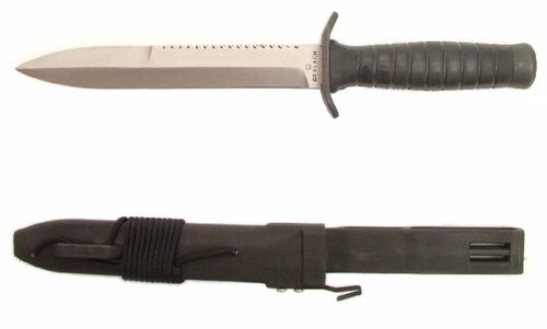Polský nůž pro spec. operace vz.98nz - chromovaný s pilkou