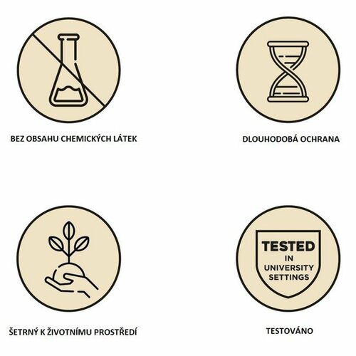 Odpuzovač klíšťat ultrazvukový TICKLESS MILITARY hnědý