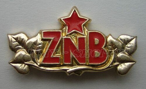 Odznak ČSLA - ZNB - zlatavý