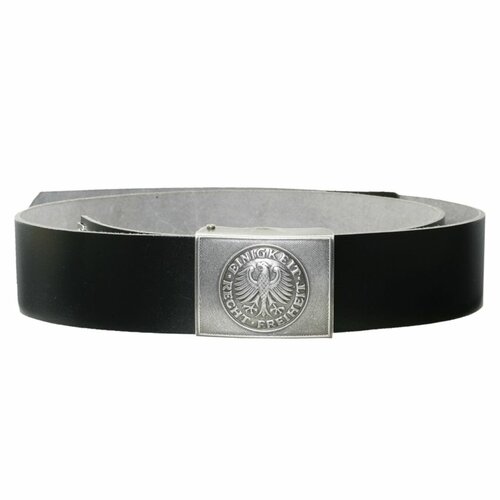 Opasek Bundeswehr  kožený s přezkou NOVÝ REPRO