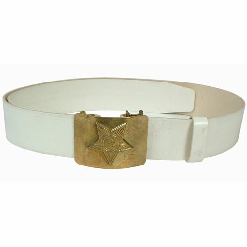 Opasek CCCP hvězda bílý