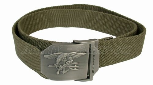 Opasek US NAVY tenký UTILITY - Olivový