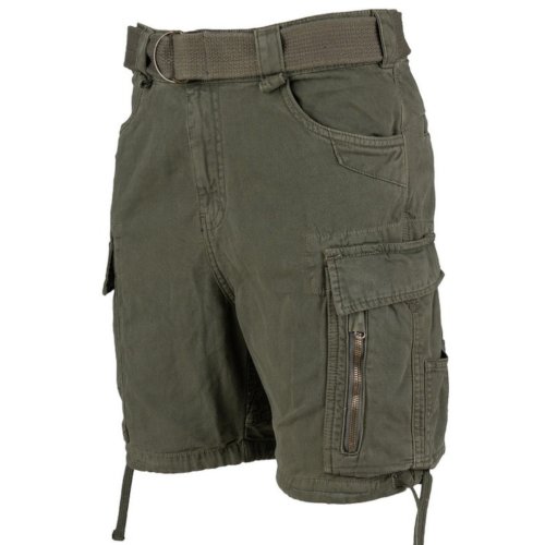 Pánské odolné cargo kraťasy fostex OLIV