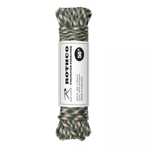 PARACORD 550-Lb 15m-4mm ROTHCO MASKÁČ