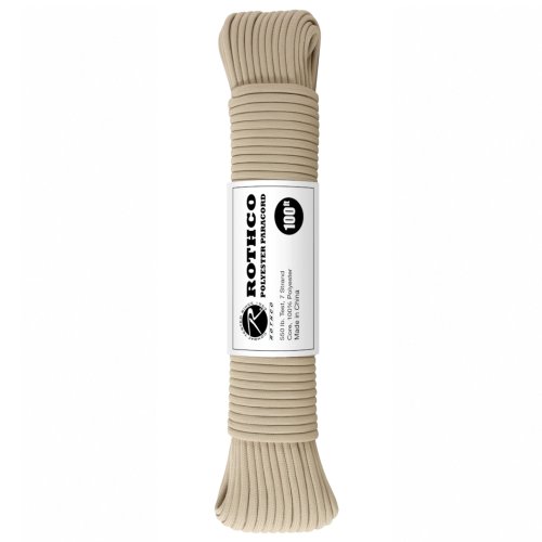PARACORD 550-Lb 30m-4mm ROTHCO BÉŽOVÁ
