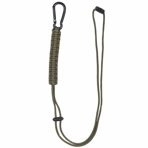 Paracord LANYARD šňůra s karabinou OLIV