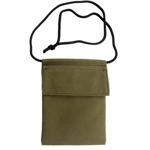 Peněženka na krk  dětská  olivová