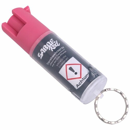 Pepřový sprej SABRE RED s očkem PINK 13,6ml