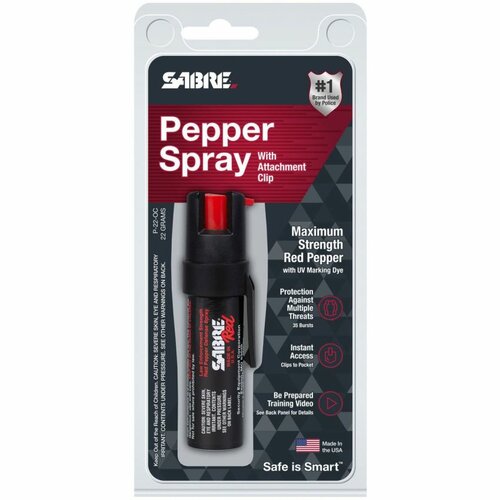 Pepřový sprej se sponou SABRE 16ml