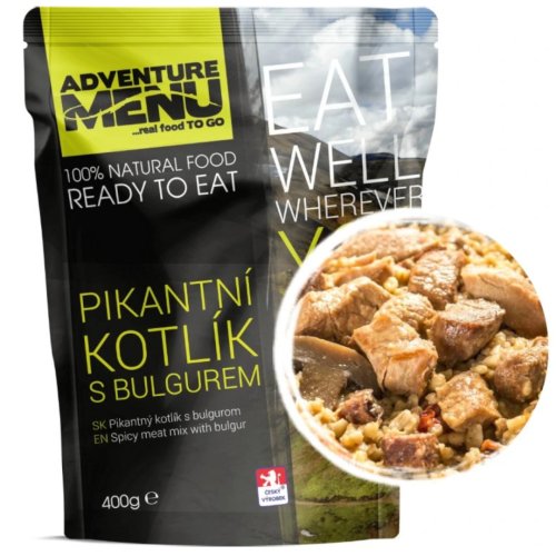 Pikantní kotlík s bulgurem 400g ADVENTURE MENU